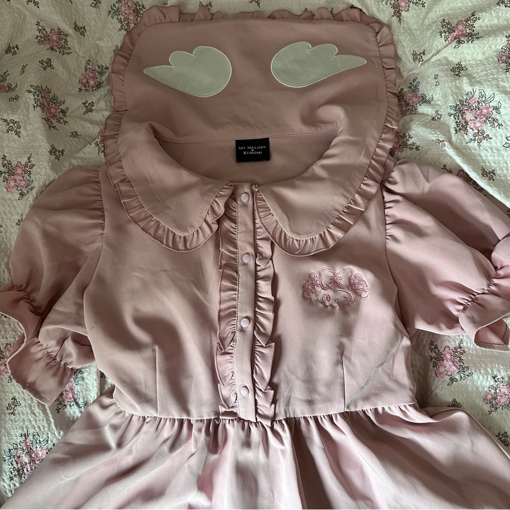 Sanrio My Melody midnight melokuro jirai kei dress US M